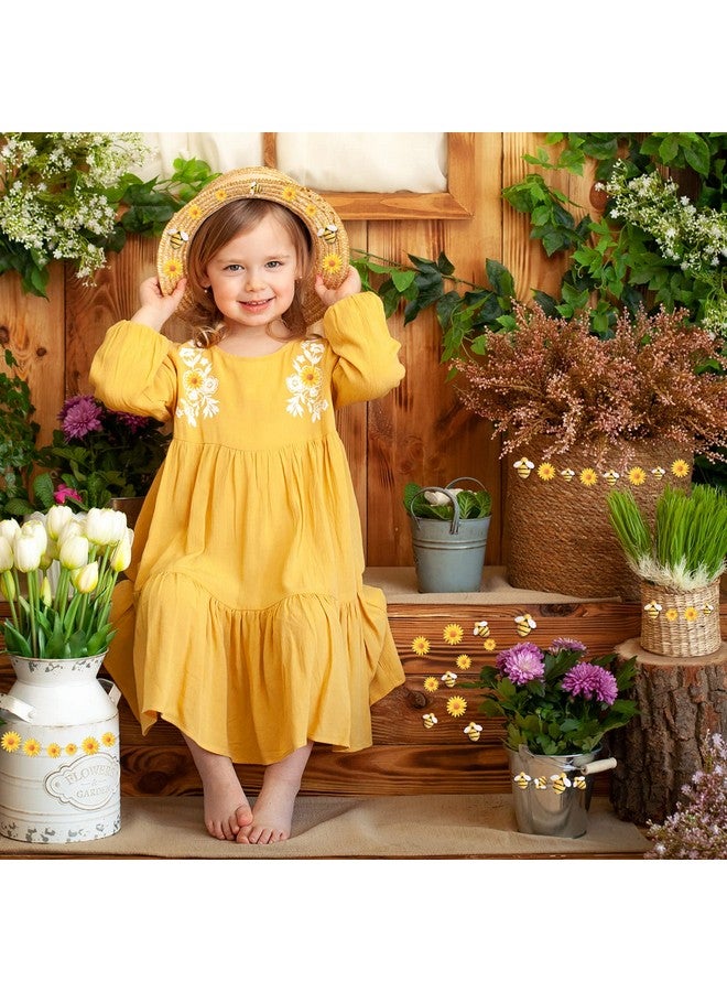 MIKIMIQI 100 Pcs Resin Bees Daisy Decor Bumblebee Sunflowers Embellishment Bees Charms Craft Decorations With Storage Box For Women Diy Craft Wreath Scrapbooking Party Home Decorations, 3 Sizes - Image 4