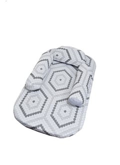 Portable mattress with barriers and pillow for newborns 70×40×6cm