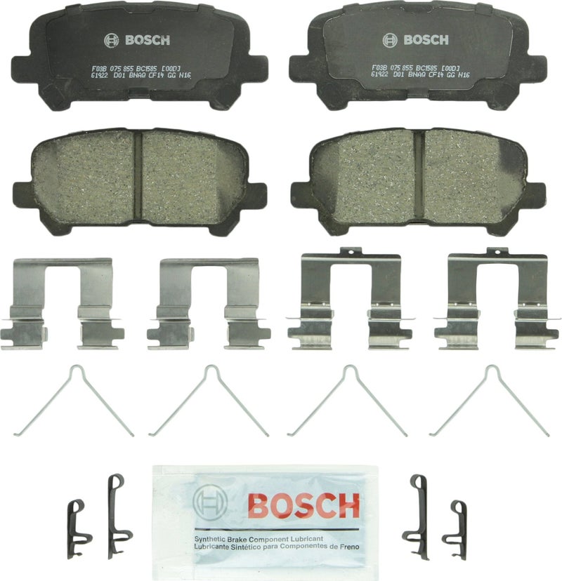 BOSCH BC1585 QuietCast Premium Ceramic Disc Brake Pad Set Compatible with Select Honda Pilot REAR - Image 2