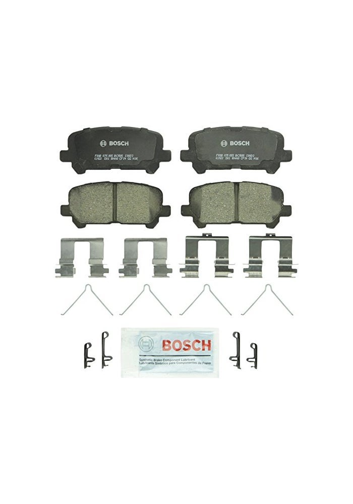BOSCH BC1585 QuietCast Premium Ceramic Disc Brake Pad Set Compatible with Select Honda Pilot REAR - Image 1