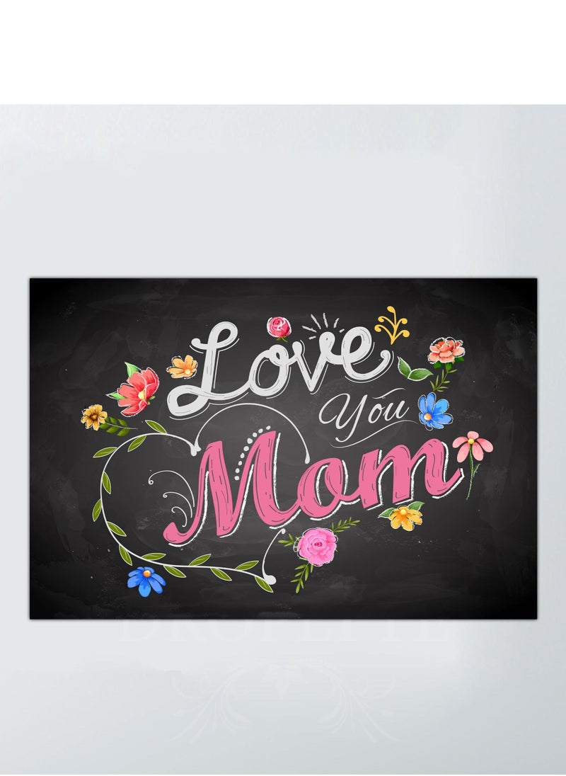 Droplyte Love You Mom Mothers day Special Decorative Wall Art Wall Decor Card Board MDF Home Decor 60CM x 40CM  - Image 2
