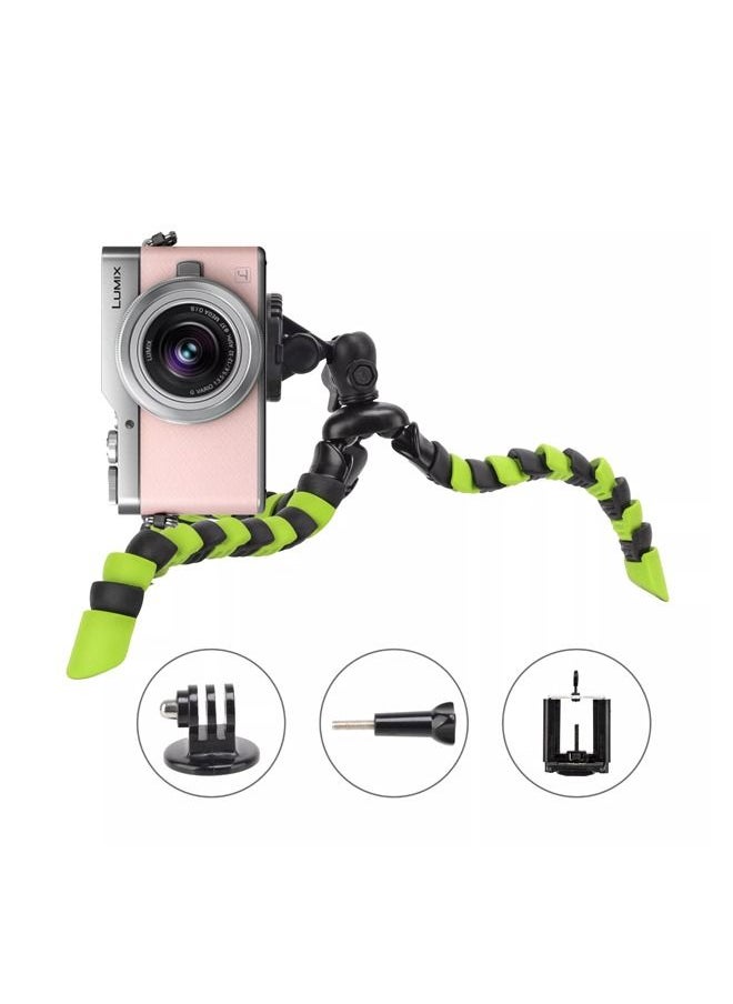 Taimi Flexible Octopus Bubble Mini Tripod For Mobile Phone/Digital Camera Green  - Image 4