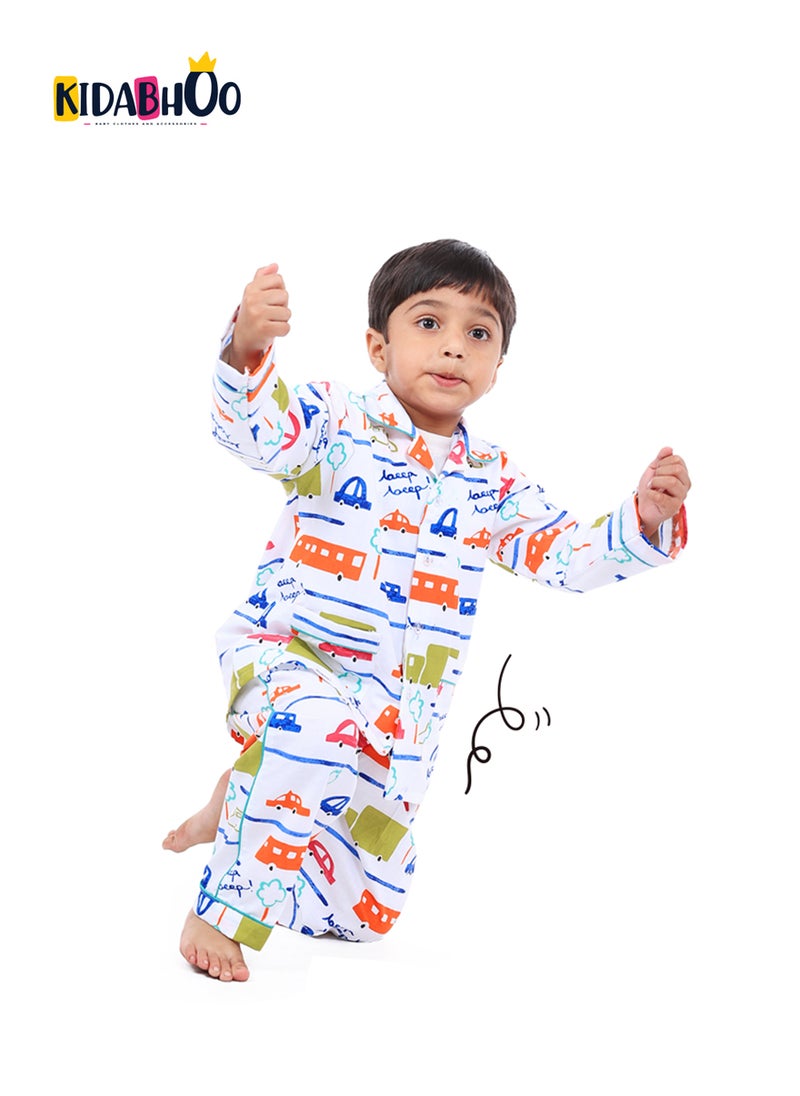 Kids Pajamas Set - Colorful Cars Cruise 2-Piece - pzsku/ZF96607AF5892988FF1C4Z/45/_/1718535964/efb693b4-5391-4d96-b782-d18cfe872b6f