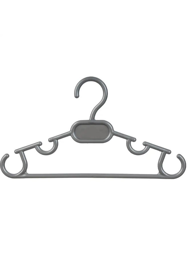 favilla Children's Clothes Hanger Set, 6 Non-Slip Pieces, 28 cm - Multicolor - Code 681 - Image 5