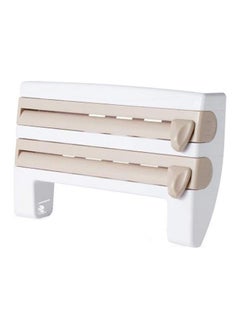 Generic Tin Foil Cling Film Kitchen Paper Spice Bottles Towel Holder Rack Wall Mounted Roll Dispenser 