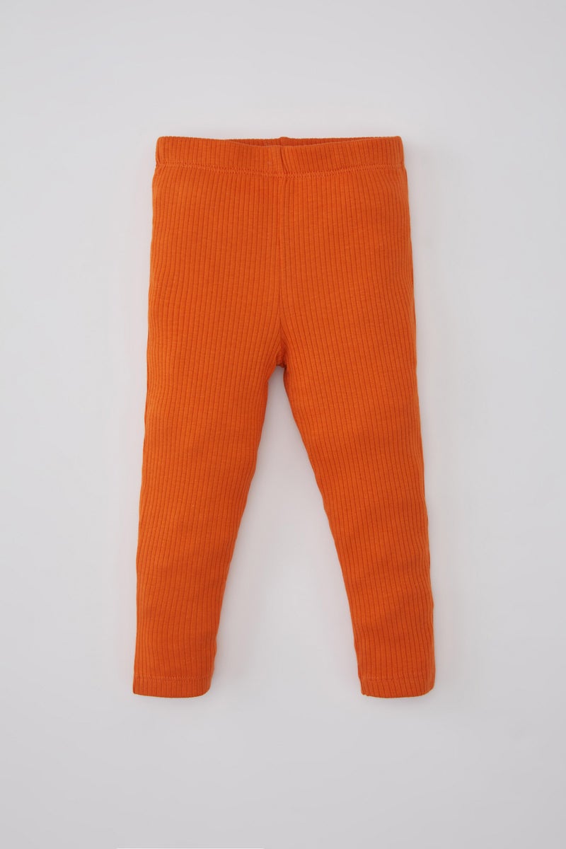 DeFacto Baby Girl 2 piece Regular Fit Crew Neck Embroidered Knitted Pyjamas  - Image 5