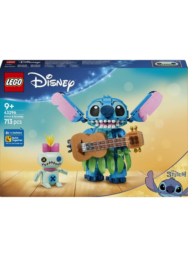 LEGO Disney Stitch & Scrump 43296 Building Toy Set (676 Pieces) - Image 2