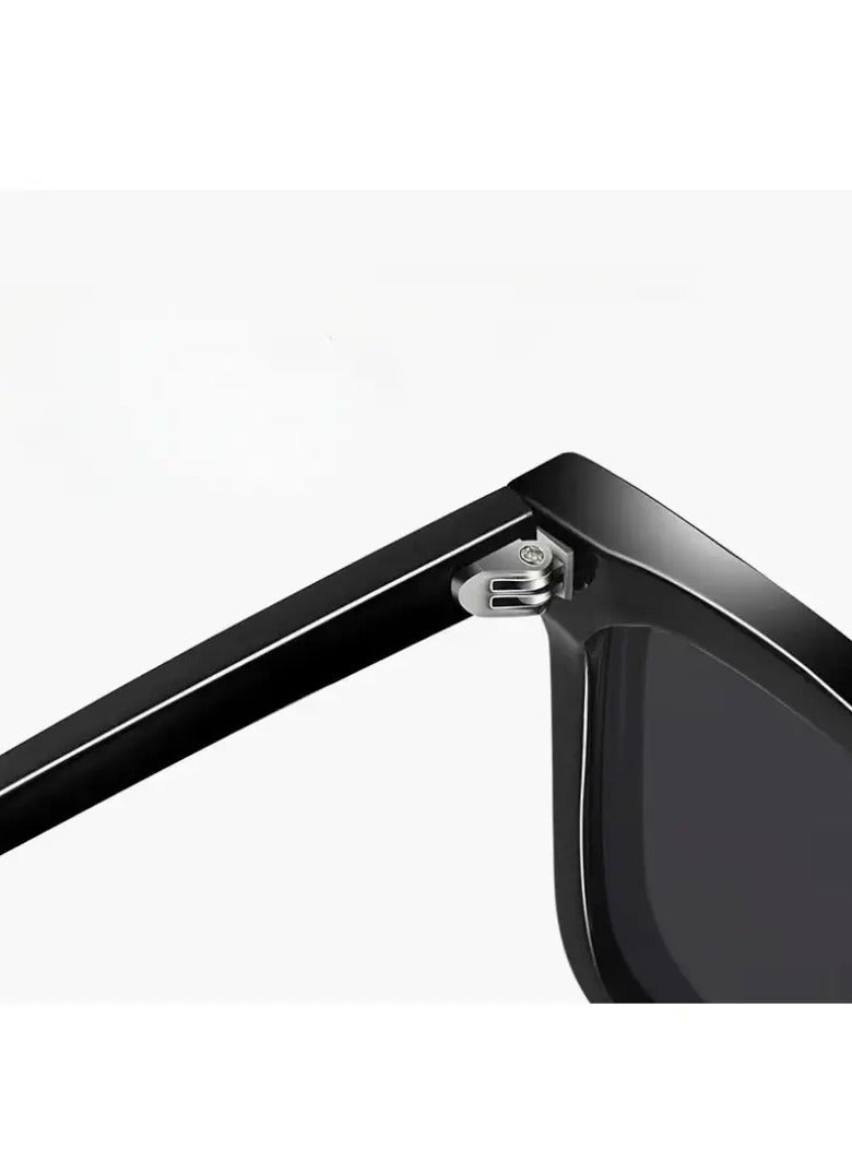 كوالتي مربع كبير عصري وكلاسيكي باللون الأسود ورقيق وكبير، للرجال والنساء - Image 4