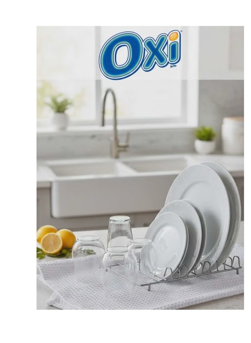 أوكسي كبسولات برايت لغسالة الأطباق تركيبة إنزيمية متكاملة قوية على الشحوم برائحة الليمون من اوكسي، 30 كبسولة - Image 2