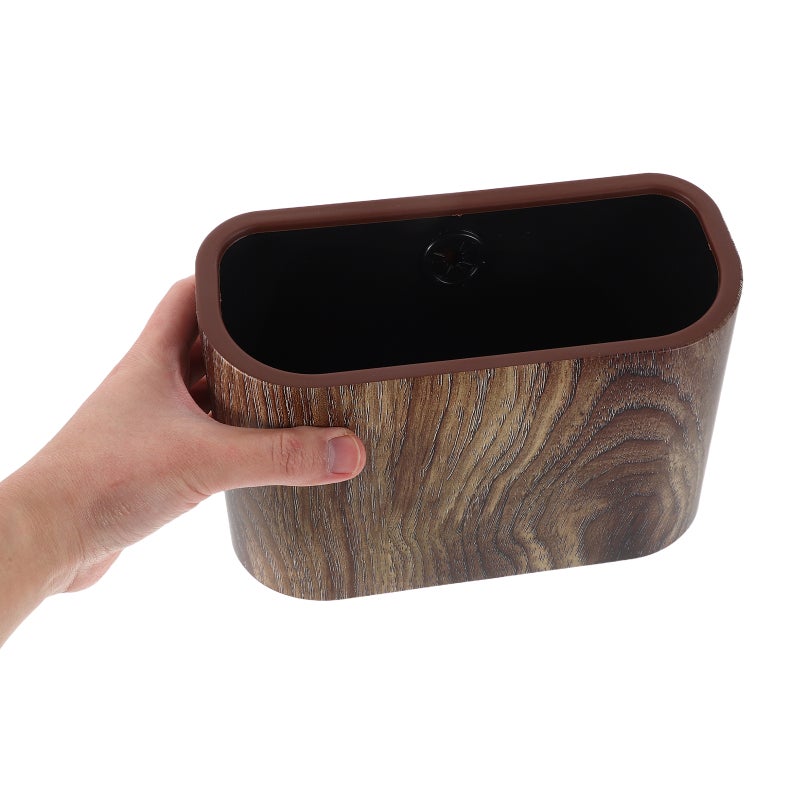 Wall Mount Mini Trash Can No Lid Desktop Waste Bin For Home Hotel Office Hangable Small Waste Paper Holder Space-Saving Trash Bin - Image 3