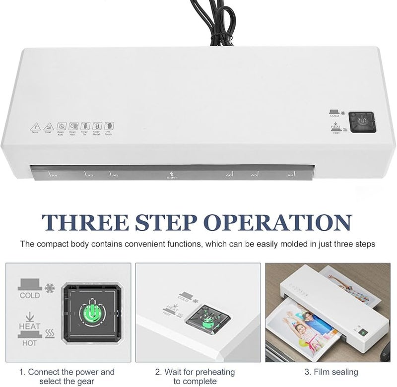 Laminator Machine With 2R 4R Laminating Film 200 Sheets For Home Office School Use - Image 4