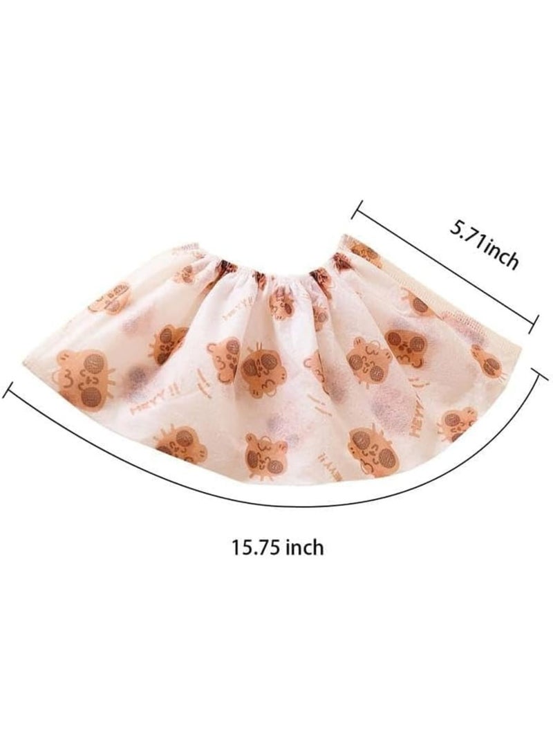 SYOSI Disposable Shoe Covers Non Slip Indoor Foot Protectors, Breathable Anti Dirt Shoe Protector for Home Office Clinic Travel, Thickened Waterproof Boot Covers for Men Women, 200 Counts Beige - Image 5