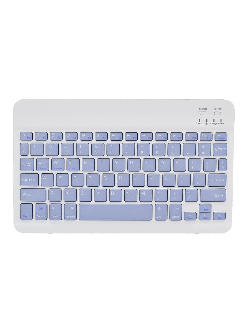 GULFLINK Wireless Bluetooth Rechargeable Keyboard, Multi-Device Universal Bluetooth Keyboard, Portable Keyboard, Suitable for iOS Android, Windows iPad, Tablets MacBook (Purple)  - Image 1
