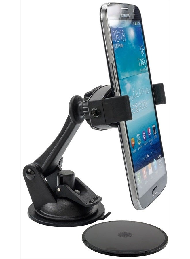 Arkon Car Mount Phone Holder for iPhone X iPhone 8 7 6S Plus 8 7 6S Galaxy S8 S7 Note 8 7 Retail Black - Image 4