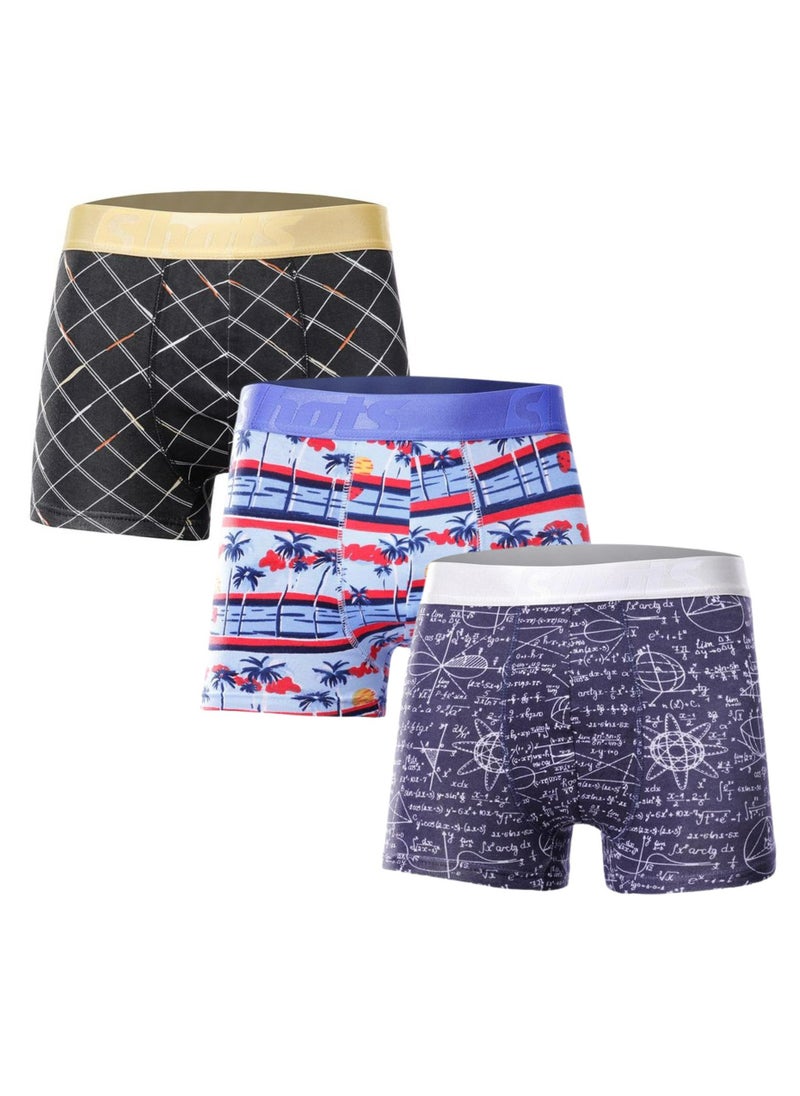 Shots - Pack Of 3 Boxer Extreme Cotton Lycra Underwear For Men - Image 1