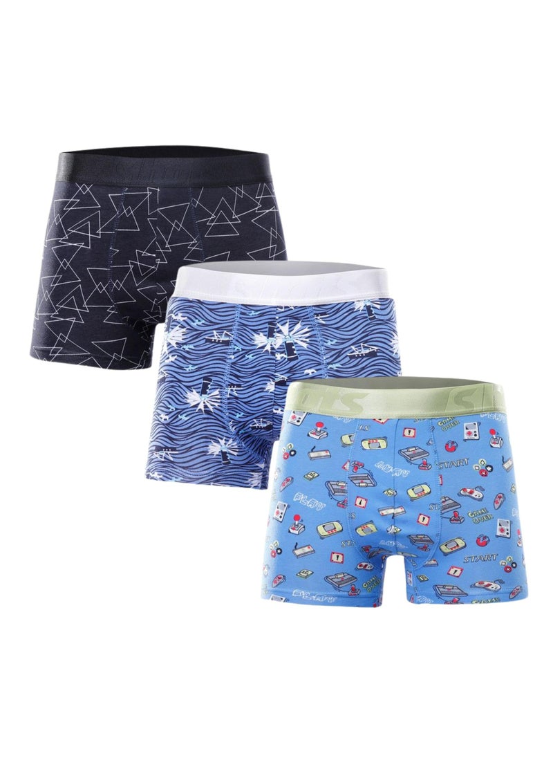 Shots - Pack Of 3 Boxer Extreme Cotton Lycra Underwear For Men - Image 1