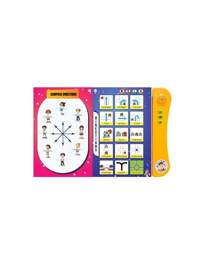 Kiddale Pack of 2 Musical Interactive Children Sound Books:Phonics & English Essentials|Ideal Gift for 3+ Years Baby|E Learning Book|Smart Intelligent Activity Books|Nursery Rhymes|Talking Book - Image 4