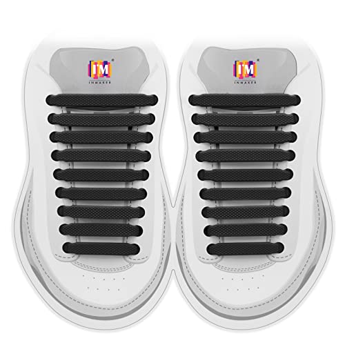 INMAKER No Tie Shoelaces for Kids and Adults, Elastic Shoelaces for Sneakers - Image 1