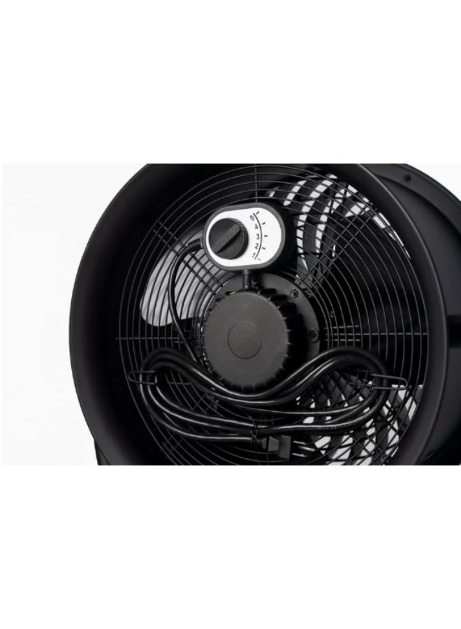CATERPILLAR CAT by Caterpillar 14-Inch High Velocity Air Circulator Fan HVD-14AC, 4-Speed Industrial Drum Fan, 360° Pivot Head, Metal Build, Heavy Duty Cooling Fan for Home, Gym & Workshop - Image 4