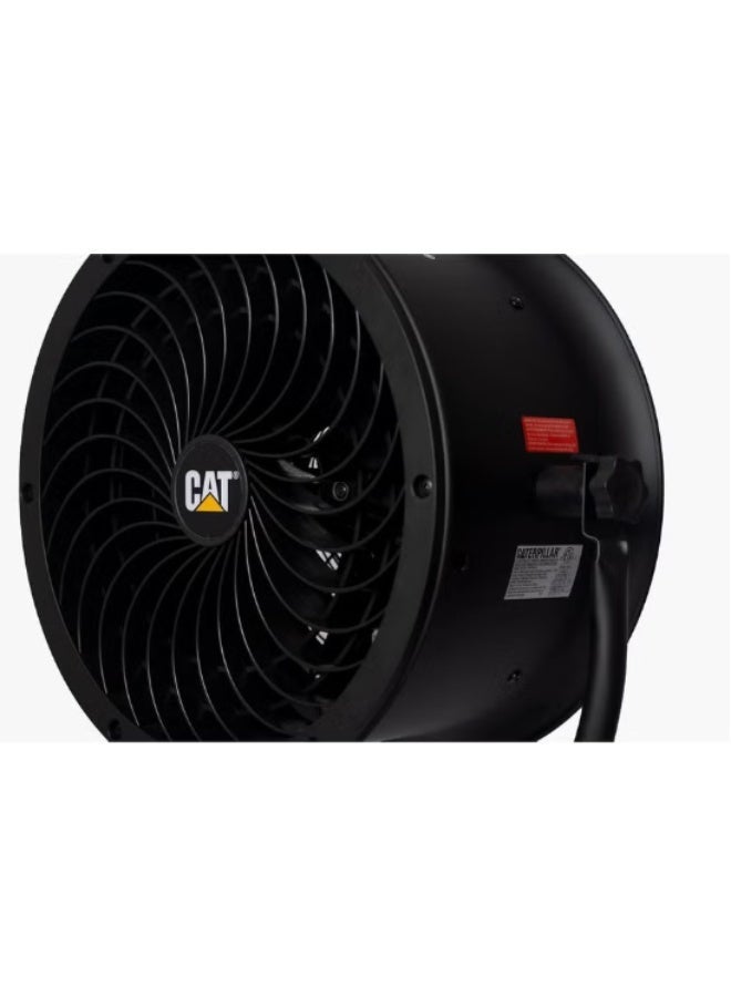 CATERPILLAR CAT by Caterpillar 14-Inch High Velocity Air Circulator Fan HVD-14AC, 4-Speed Industrial Drum Fan, 360° Pivot Head, Metal Build, Heavy Duty Cooling Fan for Home, Gym & Workshop - Image 2
