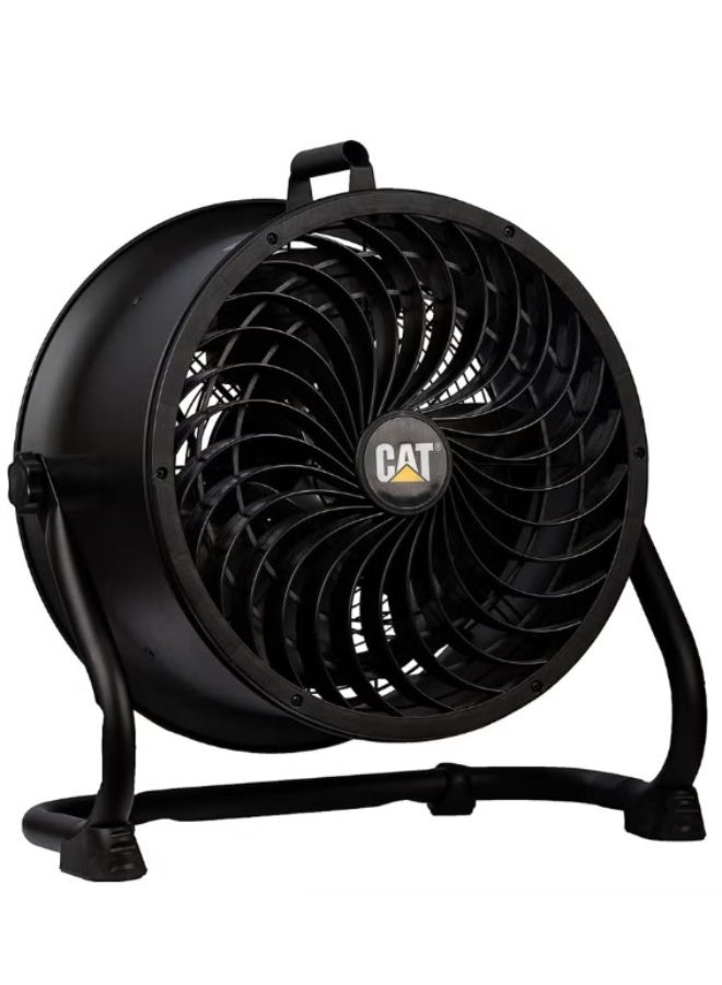 CATERPILLAR CAT by Caterpillar 14-Inch High Velocity Air Circulator Fan HVD-14AC, 4-Speed Industrial Drum Fan, 360° Pivot Head, Metal Build, Heavy Duty Cooling Fan for Home, Gym & Workshop - Image 1