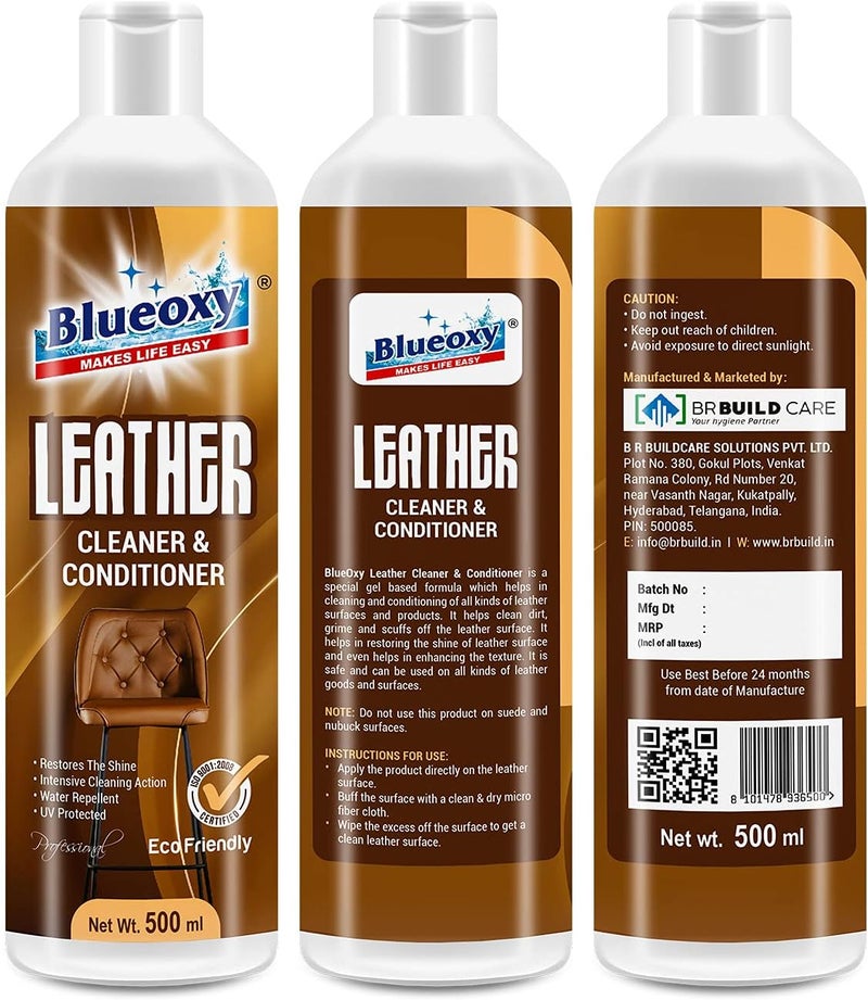 BLUEOXY Leather Cleaner and Conditioner (500 ml) - Image 5