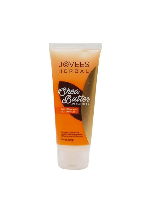 Jovees Herbal Shea Butter Moisturiser | With Shea Butter & Fruit Extracts | Reduces Skin Inflammation & Restores Hydration | For Normal & Dry Skin 100g