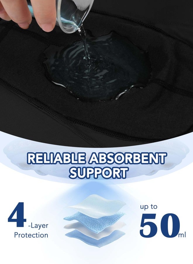 TIICHOO Cotton Boys Incontinence Underwear Post Surgery Full Side Open Tear Away Underwear 5 Pack (Small, Black 5 Pack) - Image 2