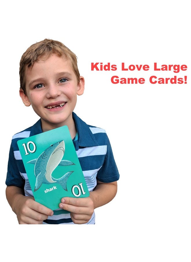 Arizona GameCo - Giant Go Fish Card Game For Kids And Families Play Go Fish And Old Maid Large 5X7In Cards Adorable Animal Art A Fun Gift Idea For Boy/Girl A Family Game For Ages 4+ - Image 1