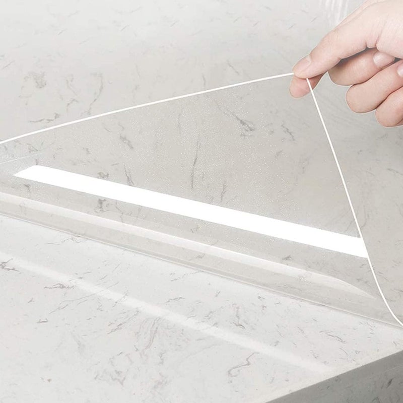 KAPIX Transparent Kitchen Wall Protection Film, Self-Adhesive Waterproof Wallpaper| Tile Cover Heat Resistant Wallpaper Clear Film (12 Inch X 5.2 Mtr) - Image 3
