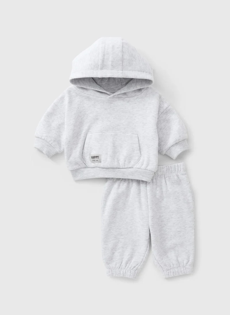 Baby Grey Hoodie & Joggers Set