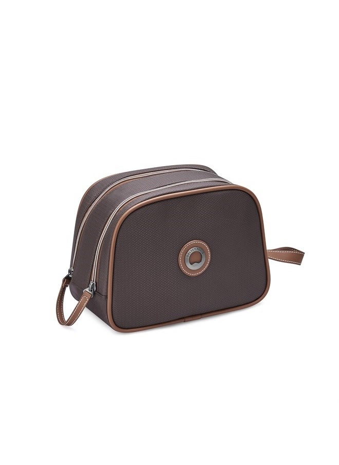 DELSEY Paris DELSEY Paris Women's Chatelet 2.0 Toiletry and Makeup Travel Bag, Chocolate Brown 