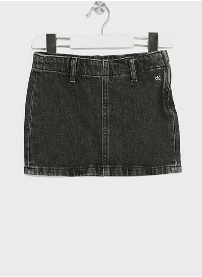 Calvin Klein Jeans Kids Denim Skirt