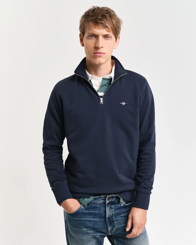 GANT Shield Half Zip Sweatshirt