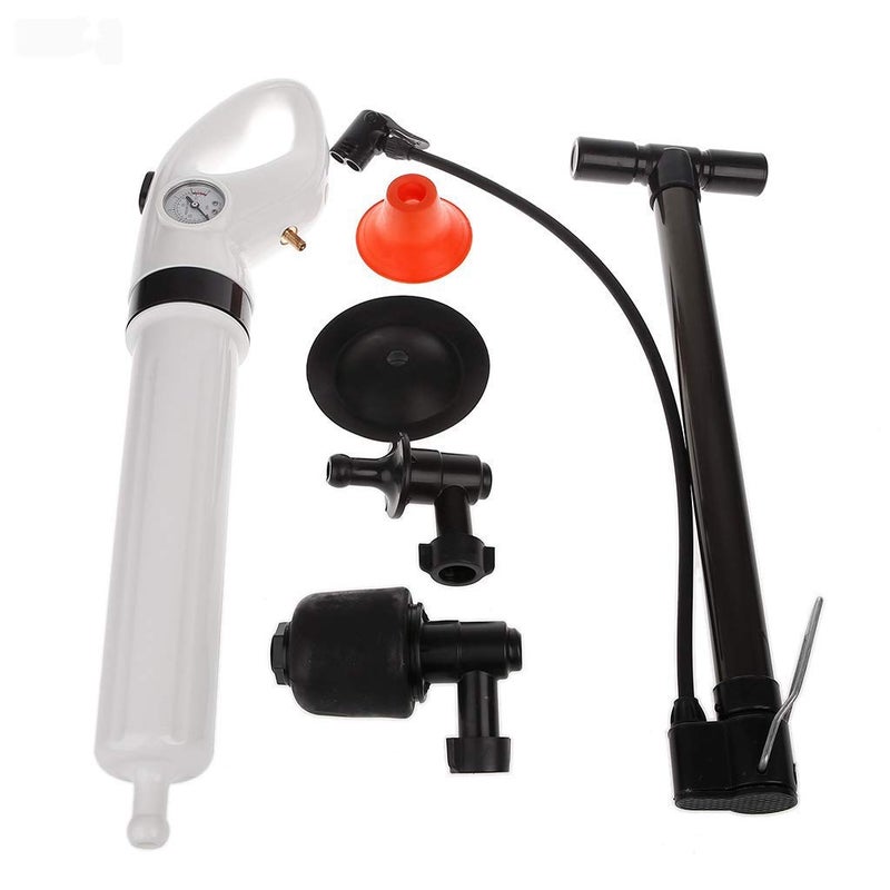 DORATIK DORATIK Toilet Plunger Powerful Manual Air Drain Blaster High Pressure Drain Plunger Toilet Dredge Clog Remover Suitable for Toilets Kitchen Bathtub Showers Sink  - Image 2
