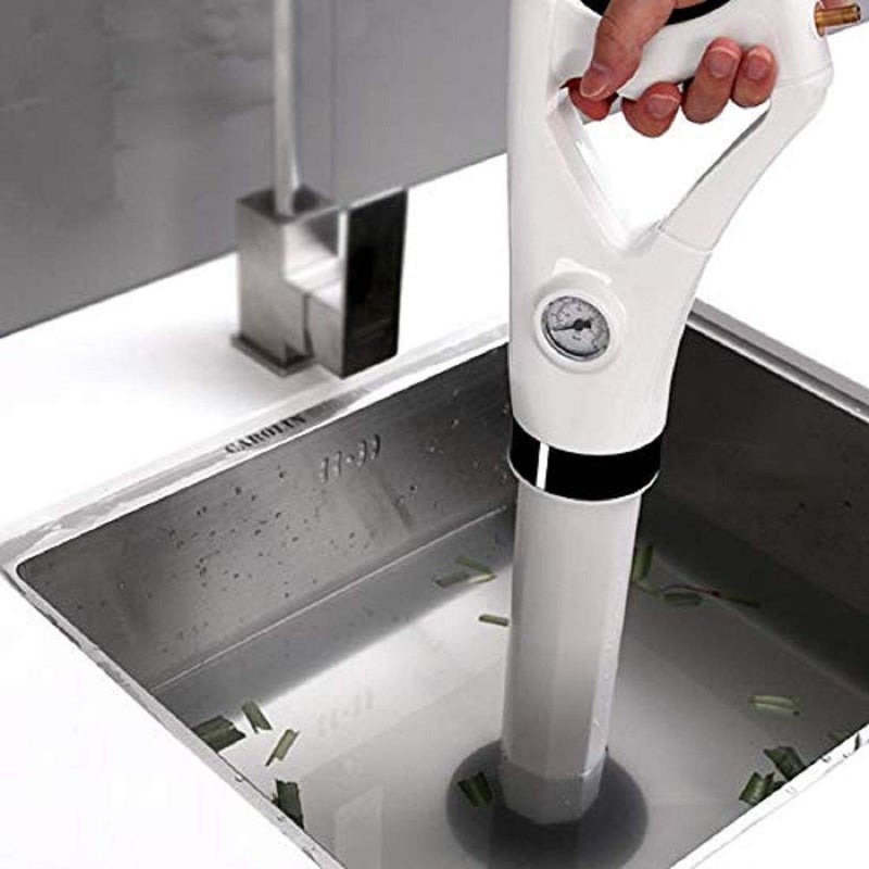 DORATIK DORATIK Toilet Plunger Powerful Manual Air Drain Blaster High Pressure Drain Plunger Toilet Dredge Clog Remover Suitable for Toilets Kitchen Bathtub Showers Sink  - Image 3