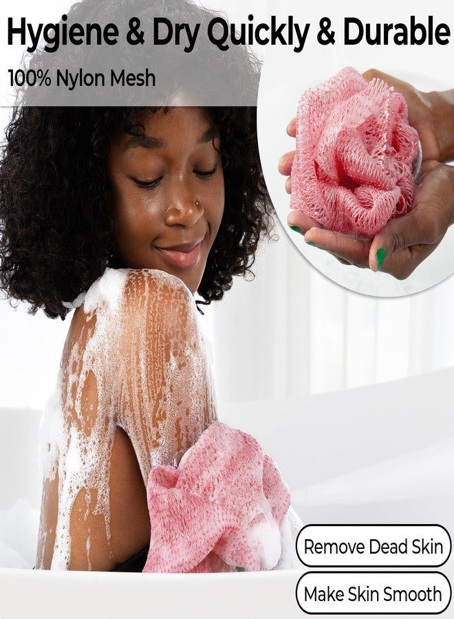 MINISENTIALS African Net Sponge Authentic - Afro Scrub Exfoliating Net Sponge with Knots - African Bath Sponges for Body Scrubber Exfoliator - Back Scrubber for Shower Bathing Accessories - Image 4