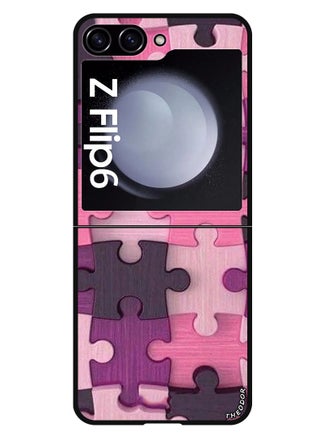 Protective Case Anti Scratch Shock Proof Bumper Cover For Samsung Galaxy Z Flip 6 Pink Puzzle - pzsku/ZF9677A54EC6277E226E0Z/45/_/1724163632/e8beba4f-c528-4191-8904-27ca297326d6