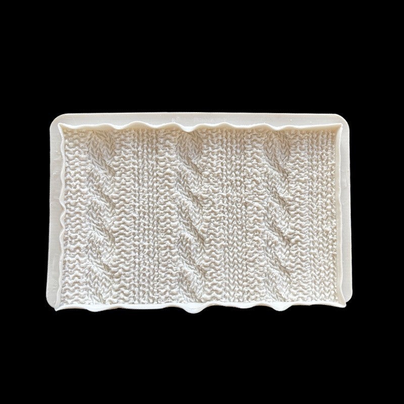 Christmas baking cake decoration soft pottery Old Man snowman wool ball hat gloves sweater texture dessert decoration 1#-gray 19-280 