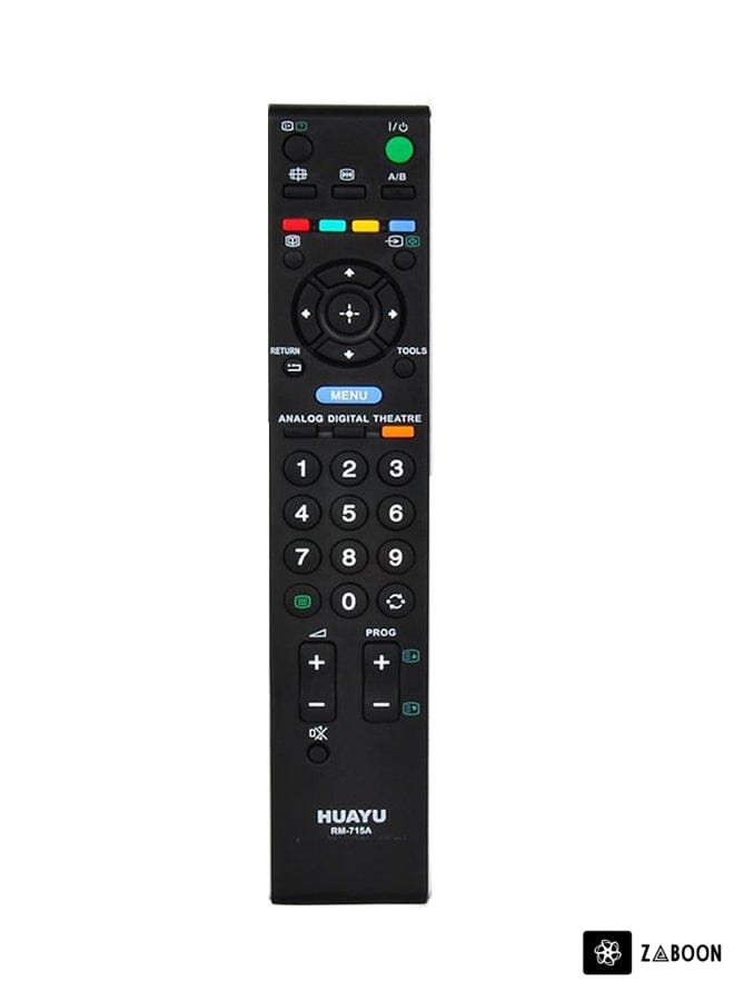 Zaboon Remote Control For Sony LCD TV Black