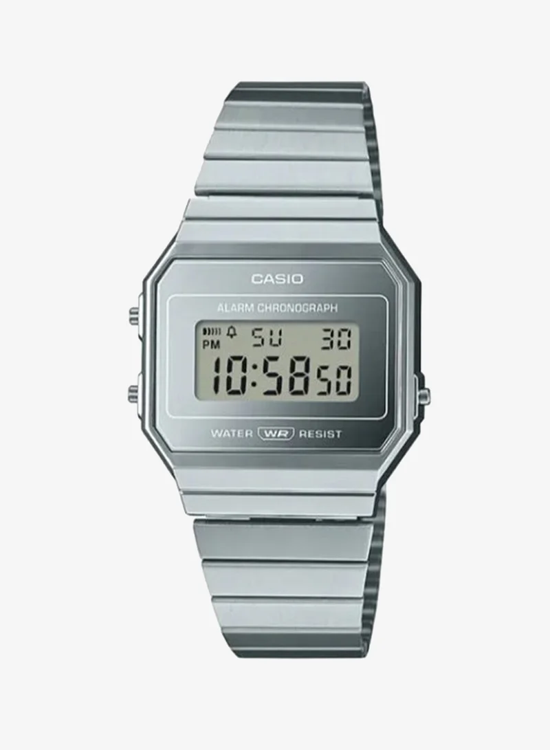 CASIO Men's Stainless Steel Digital Watch A700WEV-7ADF - 35.5 mm