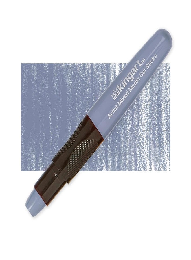KINGART GS077-1 Gel Stick Single, SMOKE Color, Artist Mixed Media Crayons - Non-Toxic, Smoke - Image 1