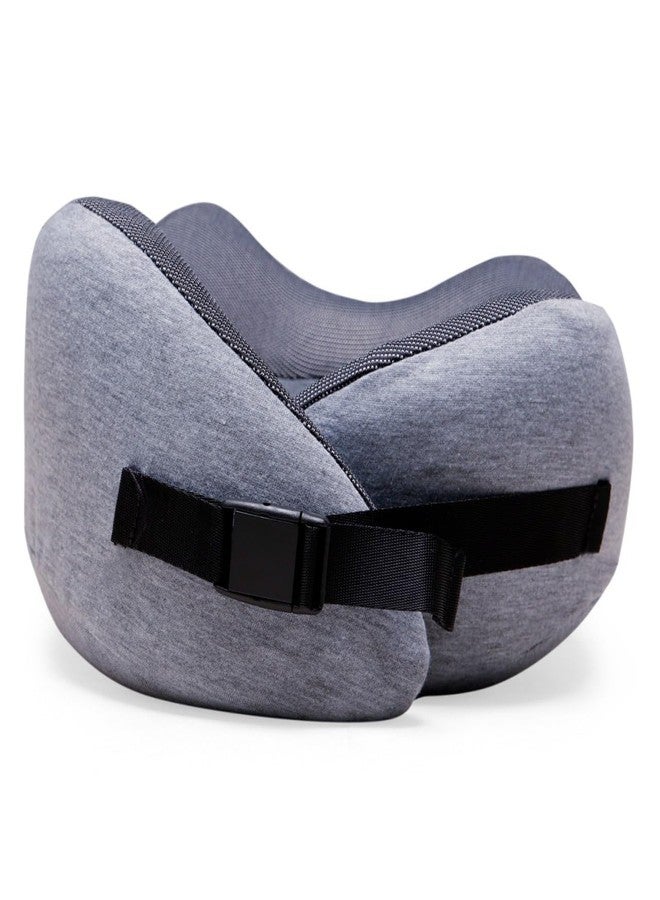 Fennec Mart Luxury Memory Foam Travel Neck Pillow Extra Soft Head & Neck Support for Airplane, Car, Train, Bus & Home Lightweight & Portable (B) - Image 2