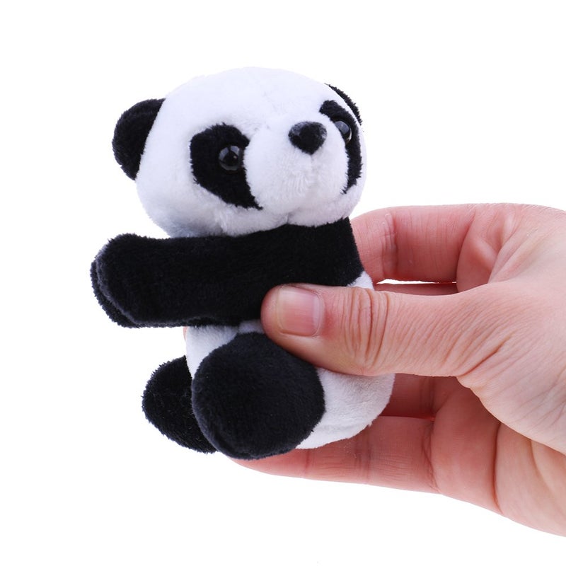 Yiphates 2Pcs Plush Animal Clip Clip-On Critter Panda Clip Note Clip Stand Photo Holder Stand Memo Clip for Home Office Use - Image 2