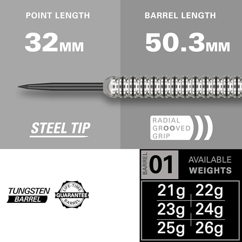 Target Darts Artemis Tungsten Steel Tip Dart Set 22G Professional Accessories Dart Kit Pro Grip Shafts Pro Ultra Flights Dart Wallet Included - Image 3