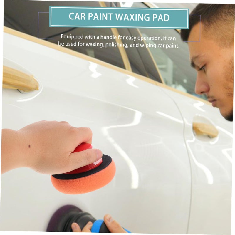 Wax Removal Sponge Kit With Handle For Polishing Buffing And Cleaning Surfaces - Image 4