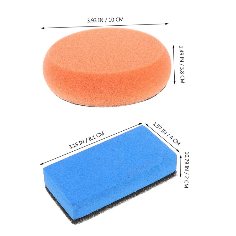 Wax Removal Sponge Kit With Handle For Polishing Buffing And Cleaning Surfaces - Image 3