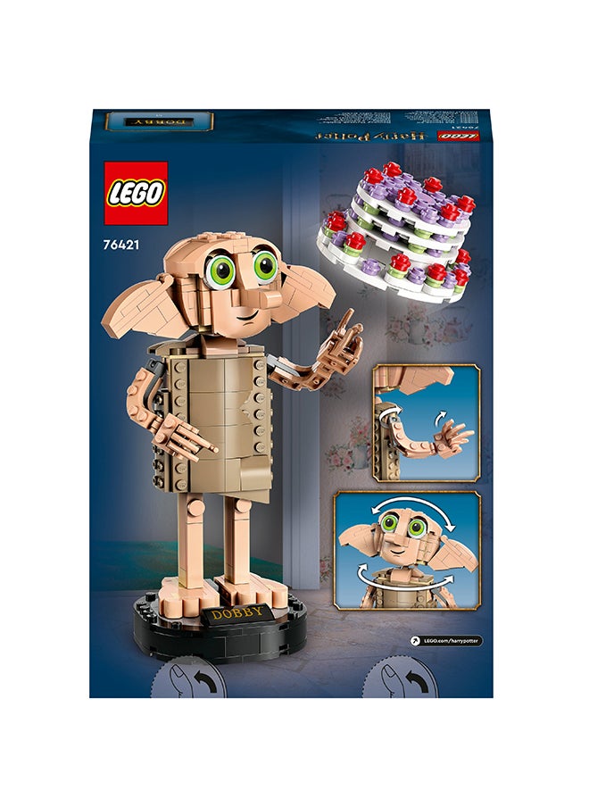 LEGO - Harry Potter Dobby the House-Elf 76421 Building Toy Set; Gift Idea for Kids Aged 8 and Up; Authentically Detailed Buildable Model of a Beloved Character (403 Pieces) - Image 1