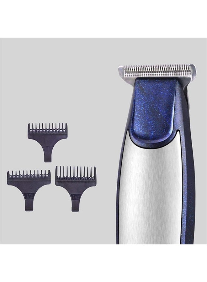 كروم ماكينة تشذيب ومقص قابلة لإعادة الشحن أزرق/فضي/أسود - Image 5