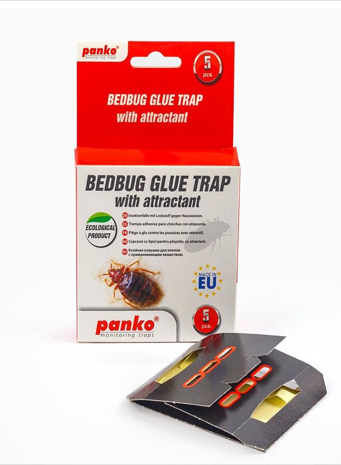 Bedbug Glue Trap With Attractant 5 Pcs